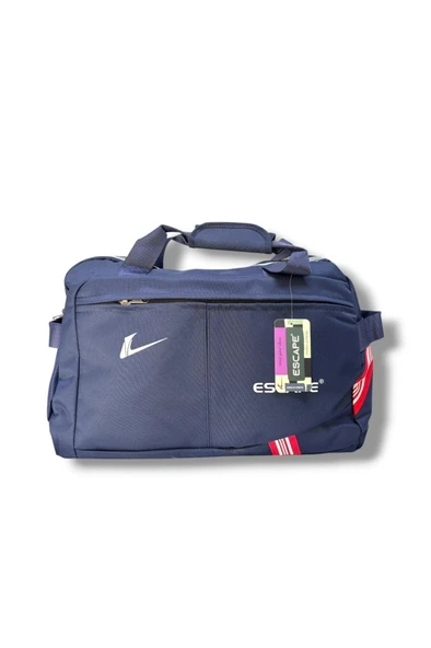 Escape 112-25 Polyester Kareli Kumaş Seyahat Çantası - 4