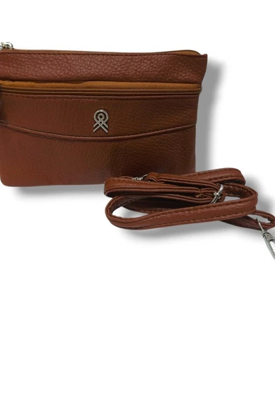 Cakgo 330-25 Yıkama Deri 4 Bölmeli Küçük Çapraz Kadın Çanta - 10