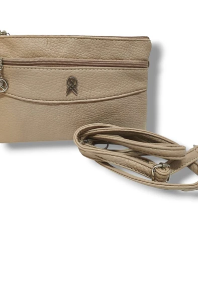 Cakgo 330-25 Yıkama Deri 4 Bölmeli Küçük Çapraz Kadın Çanta