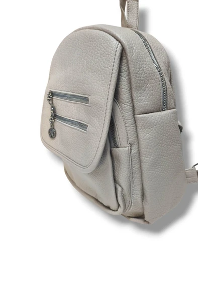 Cakgo 360-25 Yıkama Deri Kadın Sırt Çanta - 5