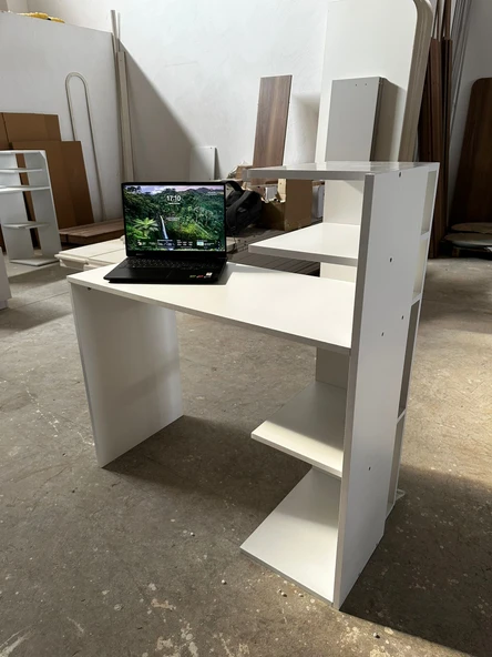 EVİMŞAH BEYAZ ÇALIŞMA MASASI - 4