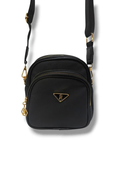 Cakgo 340-25 Baskı Deri 3 Bölmeli Ömuz Askılı Kadın Çanta - 7