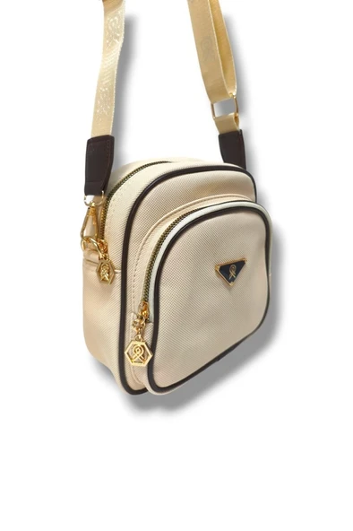 Cakgo 340-25 Baskı Deri 3 Bölmeli Ömuz Askılı Kadın Çanta - 2