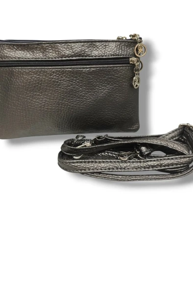 Cakgo 330-25 Yıkama Deri 4 Bölmeli Küçük Çapraz Kadın Çanta - 6