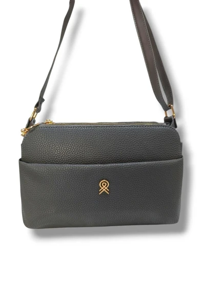 Cakgo 375-25 Baskı Deri Omuz Askılı Kadın Çanta