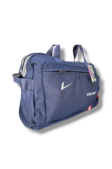 Escape 112-25 Polyester Kareli Kumaş Seyahat Çantası - 5