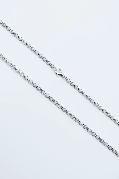 Yuvarlak Kolye Zinciri  - Silver Renk ürün görseli 1