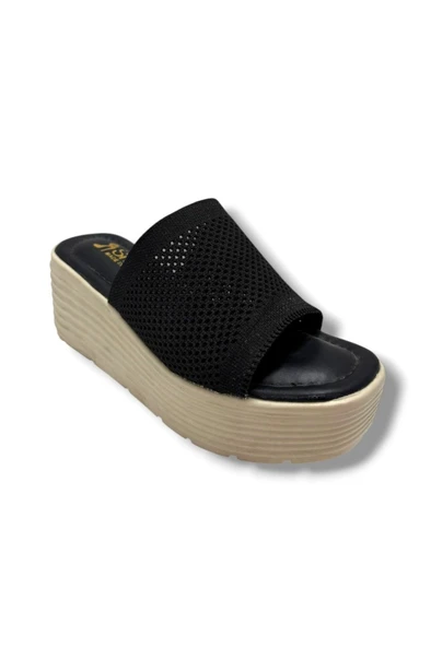 Cakgo 252-25 Triko Anatomik Ultra Soft Dolgu Topuk Kadın Terlik - Resim 4