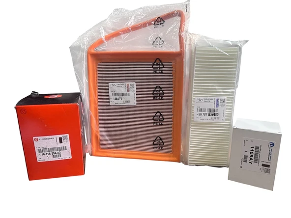 Citroen Celysee Filtre Bakım Seti 1.6 Euro5 4lü ürün görseli