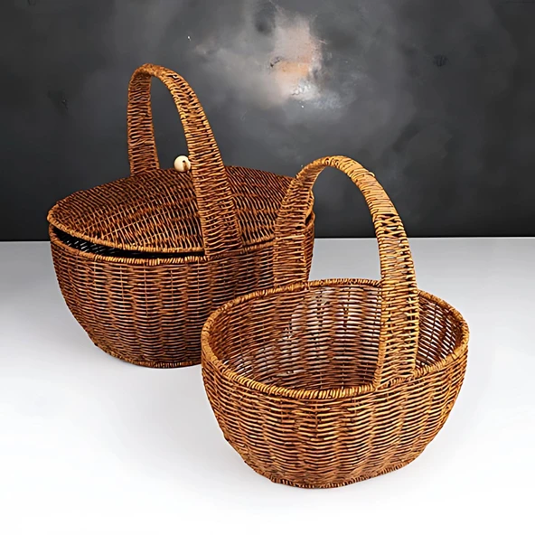 SPT-285 KUCUK OVAL PIKNIK SEPET