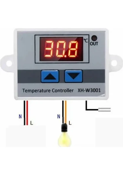 XH-W3001 220V Ac Dijital Termostat Akvaryum Kuluçka Makinesi ürün görseli