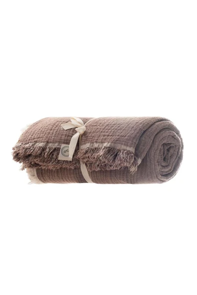 MYLASA HOME Double Face 4 Katlı Müslin Yatak Örtüsü Tek Kişilik 160x220cm - 1