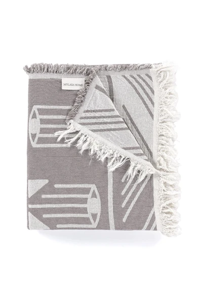 MYLASA HOME %100 Pamuk Bohem Temalı Çok Amaçlı Müslin Throw 130 X 170 - 5