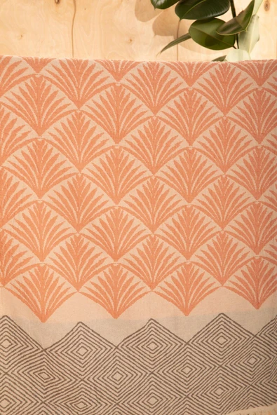 MYLASA HOME %100 Pamuk Pan Desenli Çok Amaçlı Koltuk Şalı 130 x 170 (Kırlentsiz) - 3