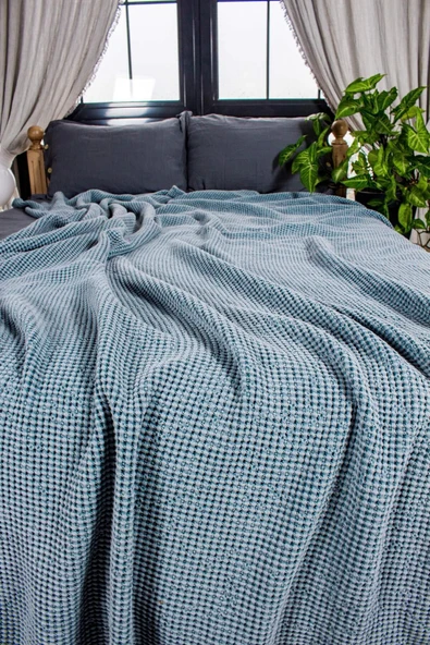 MYLASA HOME %100 Pamuk Huggy Premium Taşlamalı Pike Çift Kişilik 200 X 230 Cm - 2