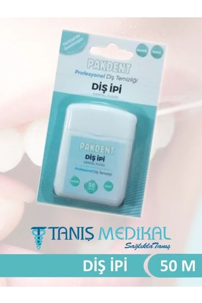 Pakdent Naneli Profesyonel Arayüz Diş İpi 50 m 5 Adet - 2