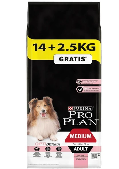 Pro Plan Medium Adult Somonlu Yetişkin Köpek Maması 14+2.5 Kg - Resim 2