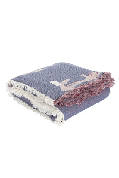 MYLASA HOME Mylasahome Müslin 4 Katlı Çapa Desenli (JAKARLI) Yatak Örtüsü Çift Kişilik 220x240cm - 3