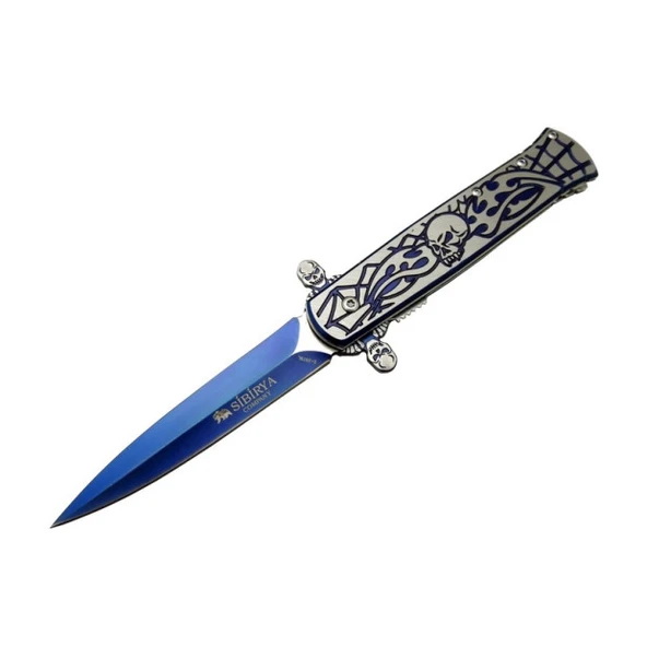Sibirya Kurukafa Blue Çakı Marka:Sibirya Ürün Kodu: S-2079L 22 CM ürün görseli