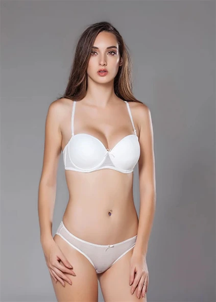 MOONLİGHT 277 Ekru Sütyen Takımı Extra Pedli - 3