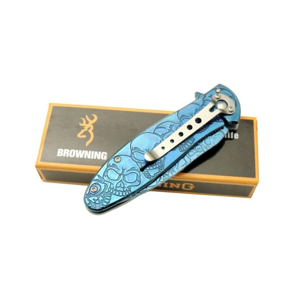 Sibirya Kurukafa Blue Çakı Ürün Kodu: S-2069L 19, 5 CM - Resim 2