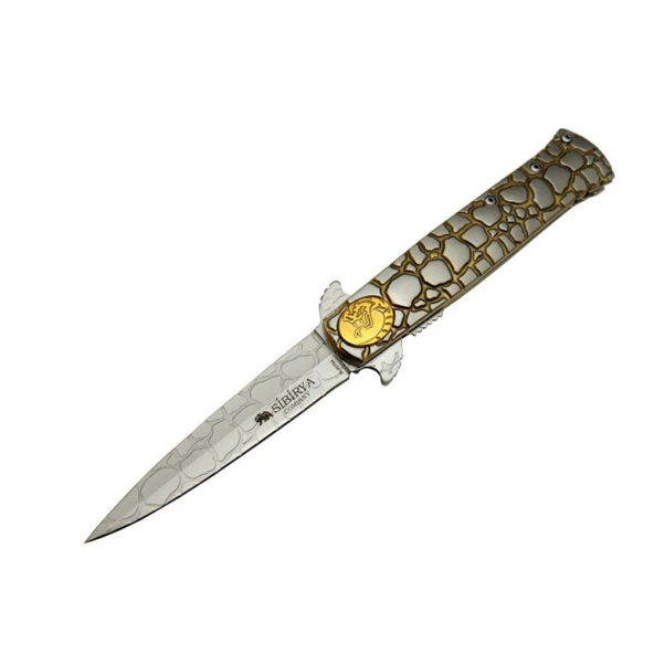 Sibirya Cobra Çakı Gold Marka:Sibirya Ürün Kodu: S-2075A 21,5 CM ürün görseli