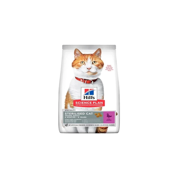 Hills Young Sterilised Ördekli Kısırlaştırılmış Kedi Maması 3 kg ürün görseli