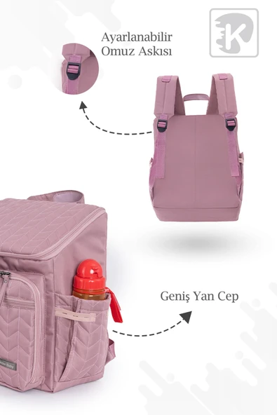 Kinder Baby Merlin Termal Anne Bebek Bakım Çantası - 6
