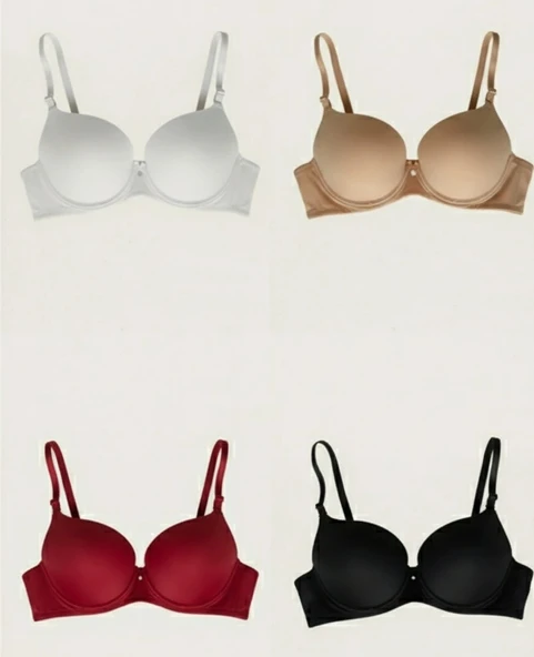 Bicomi Mikro Kumaş İçi Boş Balenli Günlük Tek Desteksiz Sütyen ürün görseli