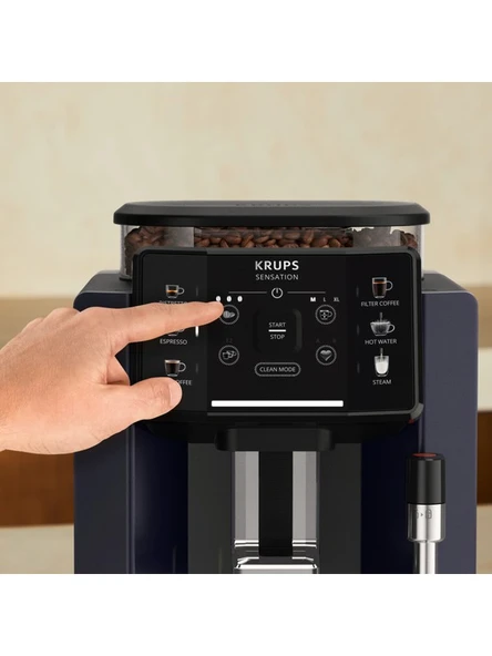 Krups EA910B10 Sensation C50 1450 Watt Full Otomatik Kahve Makinesi [gece Mavisi] - 8010001202 - 2