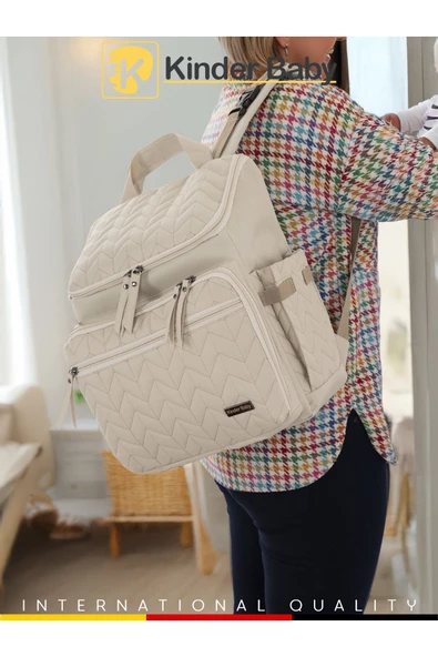 Kinder Baby Merlin Termal Anne Bebek Bakım Çantası - Resim 3