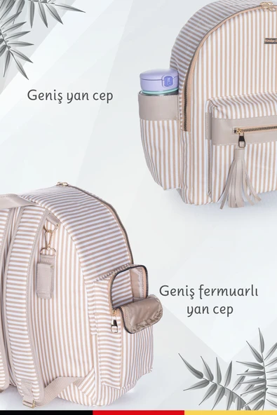 Kinder Baby Zebbra Termal Anne Bebek Bakım Çantası - Resim 3