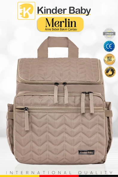 Kinder Baby Merlin Termal Anne Bebek Bakım Çantası