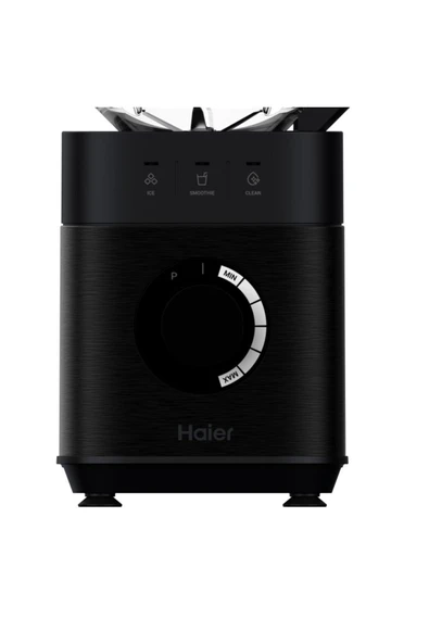 Haier 1200 W blender, 2 Litre sürahi kapasitesi, 4'lü bıçak sistemi, Siyah - 1