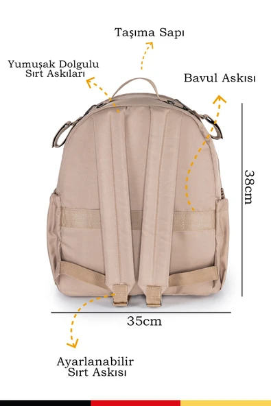 Kinder Baby Oysmom Termal Anne Bebek Bakım Çantası - 5