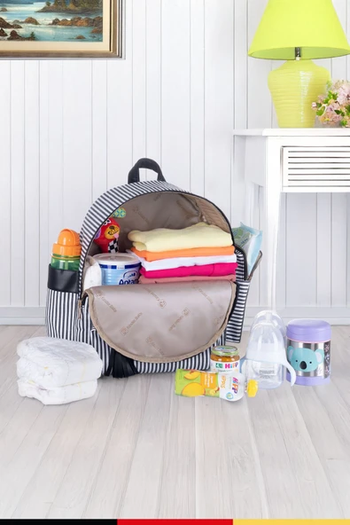 Kinder Baby Zebbra Termal Anne Bebek Bakım Çantası - 7