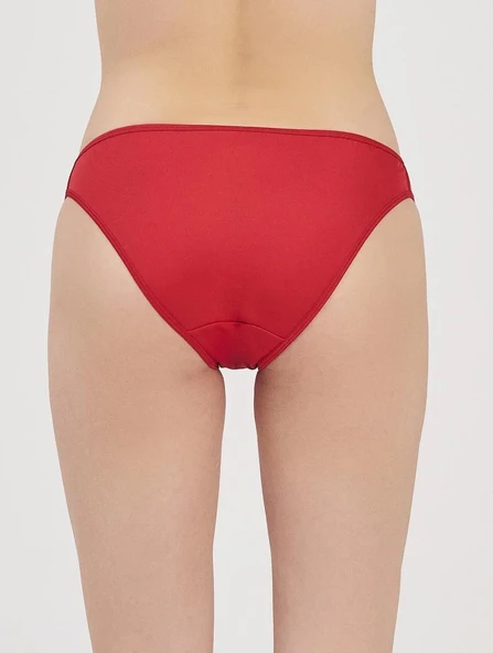 MOONLIGHT 3211 ÇİFT İPLİ KIRMIZI SİLİP - Resim 2