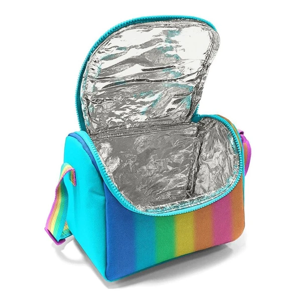 Coral High Thermo Beslenme Çantası Renkli Çizgili Desenli 22773 - Resim 2