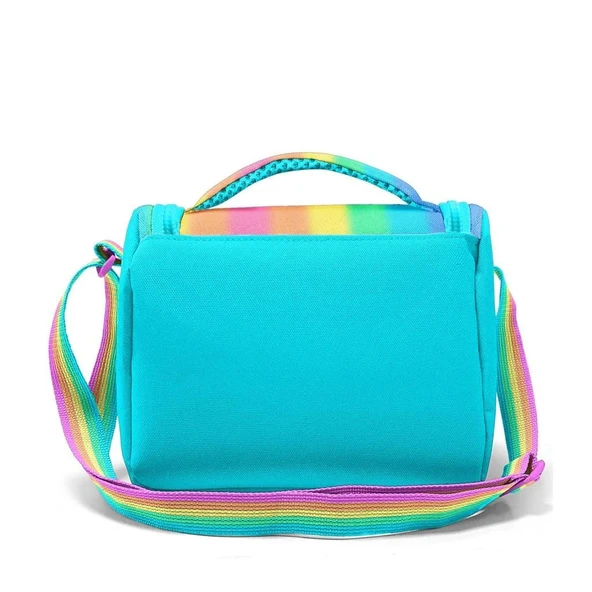 Coral High Thermo Beslenme Çantası Renkli Çizgili Desenli 22773 - Resim 4