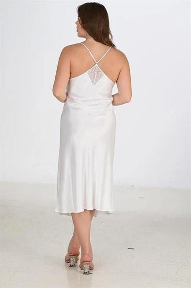 Bicomi 2li Ekru Sabahlık Takımı Bigsize 6224 - Resim 2