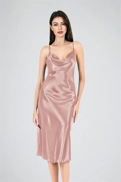 Bicomi Uzun Gecelik Degaje Vizon ürün görseli