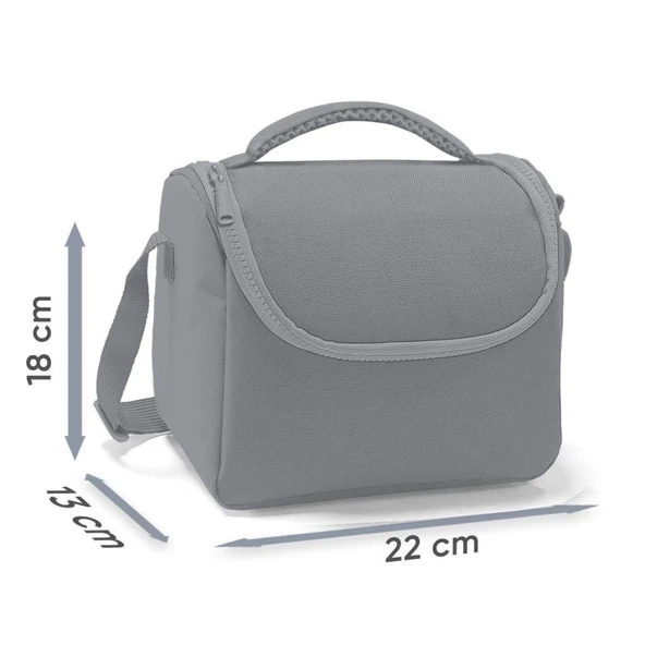 Coral High Thermo Beslenme Çantası Renkli Çizgili Desenli 22774 - Resim 5