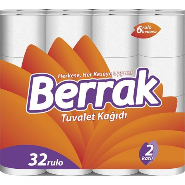 Berrak 2 Katlı 32'li Tuvalet Kağıdı