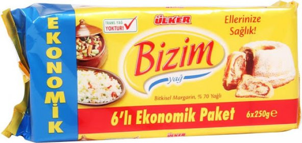 Bizim Margarin 250 gr 6'lı Paket 2 Adet - 2