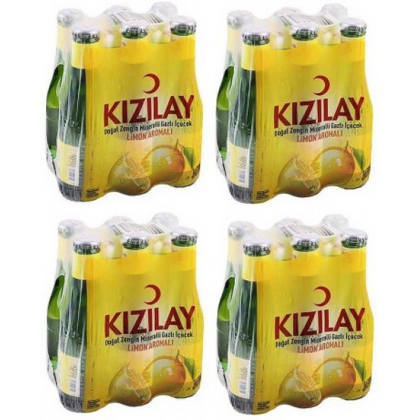 Kızılay Maden Suyu Limonlu 200 ML X 24 Lü