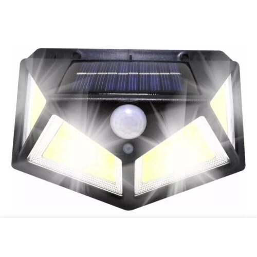 Solar Hareket Sensörlü Duvar Lambası 100 Led - 2