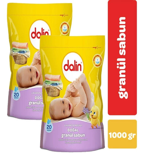 Dalın-Granul Sabun 1Kg.*2Lı