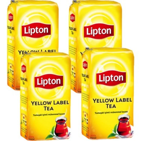 Lipton Yellow Label Dökme Cay 1000 Gr *4 Lü