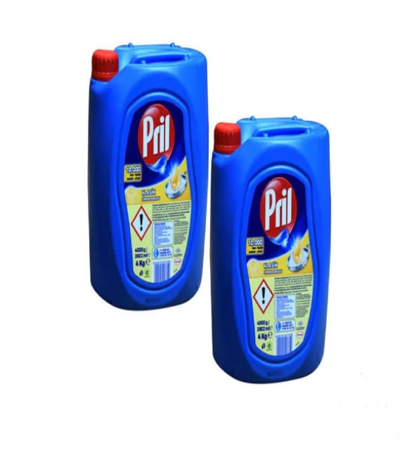 Pril Sıvı Bulaşık Deterjanı Güclü Etki 2X4=8 Lt