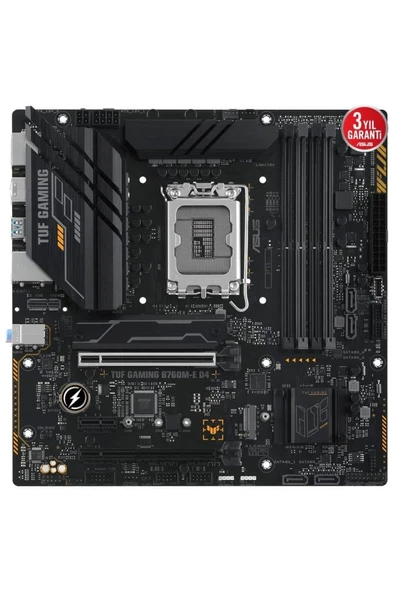 Asus Tuf Gaming B760M-E D4 Intel LGA1700 DDR4 Micro ATX Anakart Outlet - Resim 2